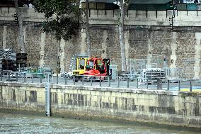 Paris 2024 - Preparations For Olympic Games Opening Ceremony