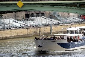 Paris 2024 - Preparations For Olympic Games Opening Ceremony