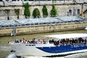 Paris 2024 - Preparations For Olympic Games Opening Ceremony