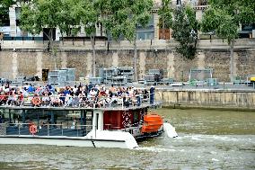 Paris 2024 - Preparations For Olympic Games Opening Ceremony