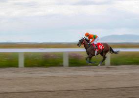 (SP)CHINA-XINJIANG-ZHAOSU-NATIONAL TRADITIONAL GAMES OF ETHNIC MINORITIES-EQUESTRIAN (CN)