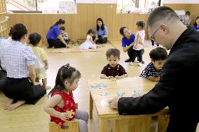 Japanese-style kindergarten in Cambodia