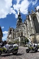 Fire At Rouen Cathedral - France