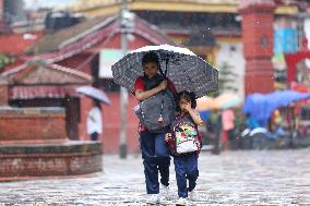 Monsoon Rain Batters Nepal