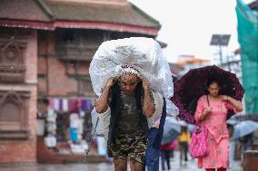 Monsoon Rain Batters Nepal