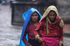 Monsoon Rain Prompt Alert In Nepal