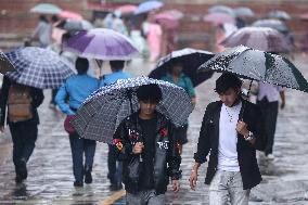 Monsoon Rain Prompt Alert In Nepal