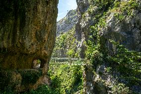 Cares Trail In Spain