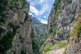 Cares Trail In Spain