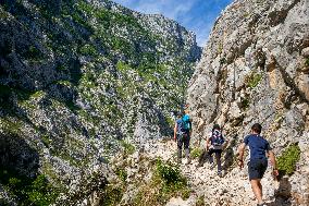 Cares Trail In Spain