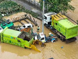 Aerial Views of Chongqing Flooded - China