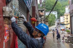 CHINA-CHONGQING-ZHONGXIAN-FLOOD-AFTERMATH (CN)