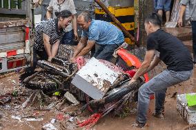 CHINA-CHONGQING-ZHONGXIAN-FLOOD-AFTERMATH (CN)