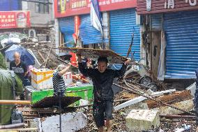 CHINA-CHONGQING-ZHONGXIAN-FLOOD-AFTERMATH (CN)