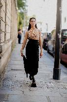 PFW - Schiaparelli Arrivals Street Looks