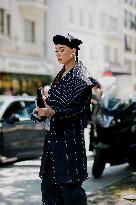 PFW - Schiaparelli Arrivals Street Looks