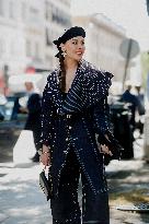 PFW - Schiaparelli Arrivals Street Looks