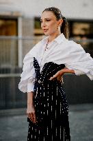 PFW - Schiaparelli Arrivals Street Looks