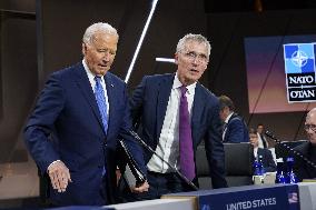 Biden Participates in Working Session IIl of the 2024 NATO Summit