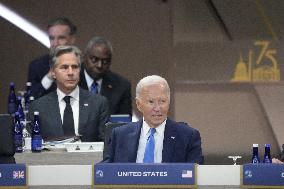 Biden Participates in Working Session IIl of the 2024 NATO Summit