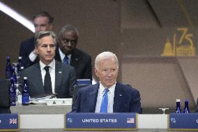 Biden Participates in Working Session IIl of the 2024 NATO Summit