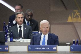 Biden Participates in Working Session IIl of the 2024 NATO Summit