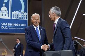 Biden Participates in Working Session IIl of the 2024 NATO Summit