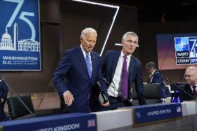 Biden Participates in Working Session IIl of the 2024 NATO Summit