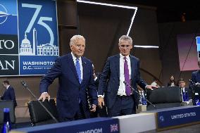 Biden Participates in Working Session IIl of the 2024 NATO Summit