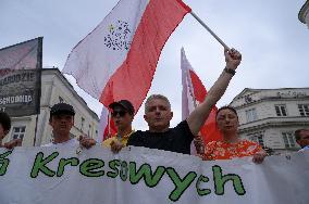 81th Anniversary Of The Volhynia Massacre In Warsaw.