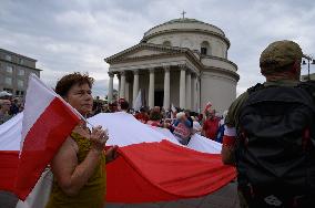 81th Anniversary Of The Volhynia Massacre In Warsaw.