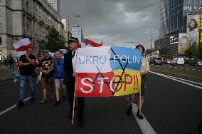 81th Anniversary Of The Volhynia Massacre In Warsaw.