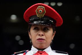 Señor Indomable', Police Officer And Generator Of Adult Content In Mexico, Demonstrates Outside The Ministry Of Citizen Security