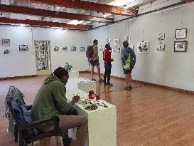 NAMIBIA-WINDHOEK-WILDLIFE PROTECTION-ART EXHIBITION