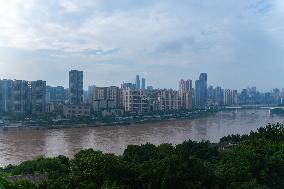 Jialing River and Yangtze River Water Level Rose in Chongqing