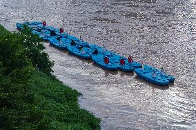 Jialing River and Yangtze River Water Level Rose in Chongqing