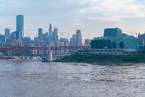 Jialing River and Yangtze River Water Level Rose in Chongqing