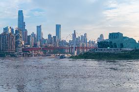 Jialing River and Yangtze River Water Level Rose in Chongqing