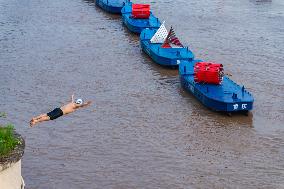 Jialing River and Yangtze River Water Level Rose in Chongqing