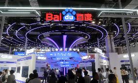 Baidu Booth at 2024 WAIC in Shanghai