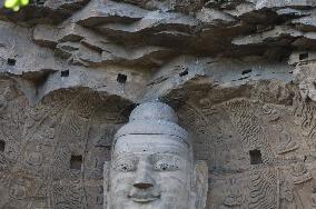 Yungang Grottoes in Datong