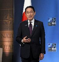 Japan PM Kishida attends NATO summit