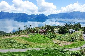 Lake Maninjau In West Sumatra, Indonesia