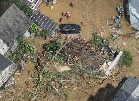 Landslide in western Japan