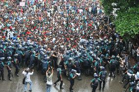 Students Protest Quota System - Dhaka