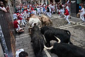 Sixth Running Of San Fermin - Pamplona