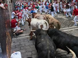 Sixth Running Of San Fermin - Pamplona