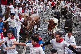 Sixth Running Of San Fermin - Pamplona