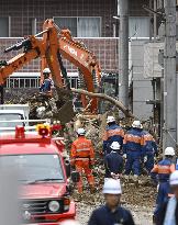 Landslide in western Japan