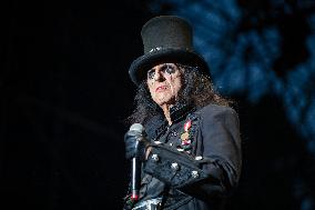 Alice Cooper Performs In Porderone - Italy